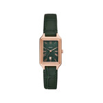 Montre FOSSIL raquel femme bracelet cuir vert - vue 1