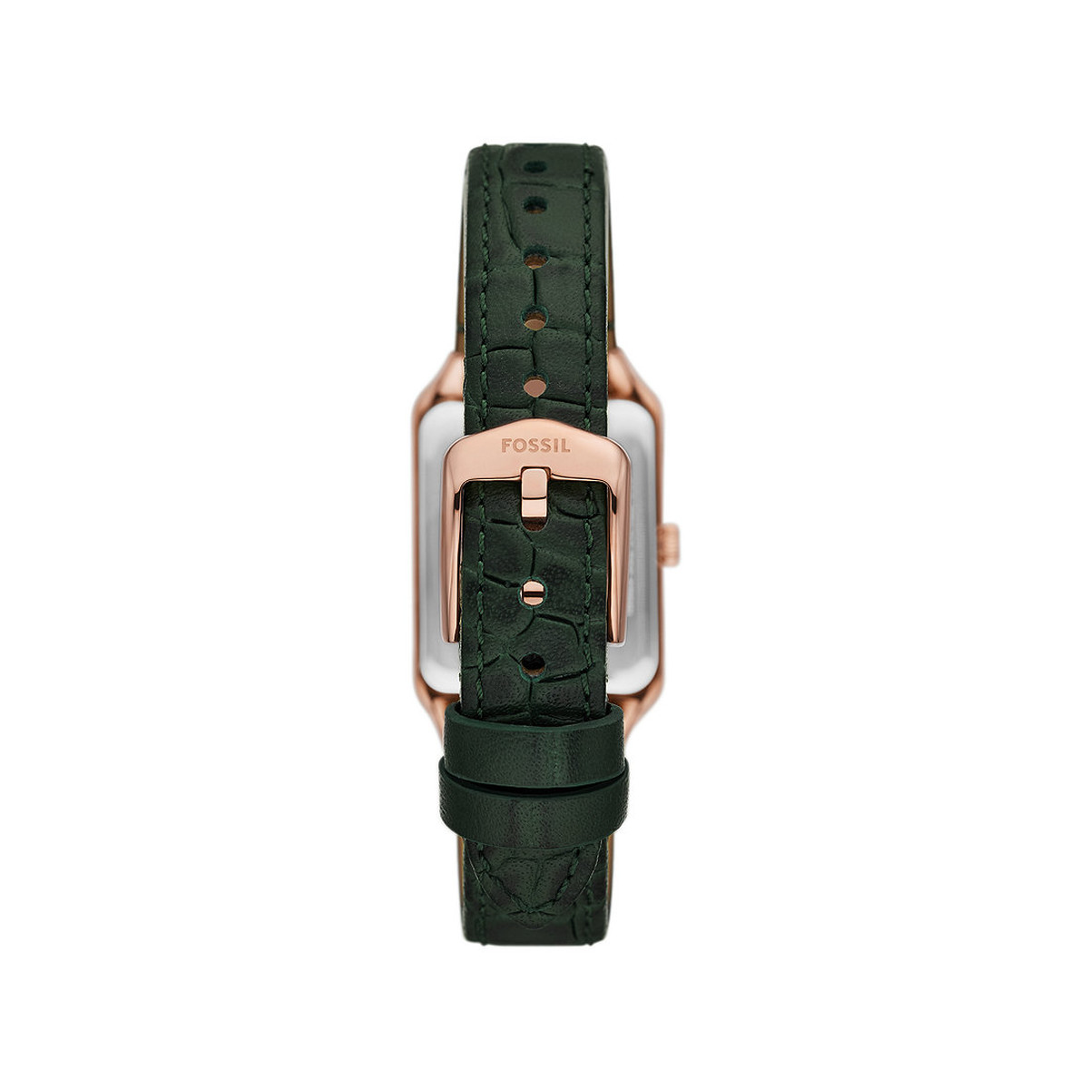 Montre FOSSIL raquel femme bracelet cuir vert - vue 3