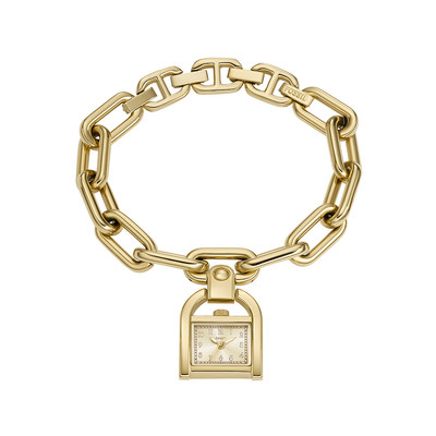 Montre FOSSIL harwell femme bracelet acier inoxydable doré - vue 1