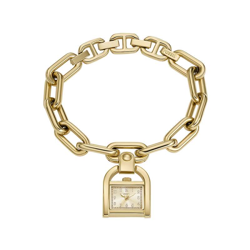 Montre FOSSIL harwell femme bracelet acier inoxydable doré - vue 1