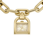 Montre FOSSIL harwell femme bracelet acier inoxydable doré - vue D2