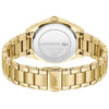 Montre LACOSTE capucine femme, bracelet acier - vue V3