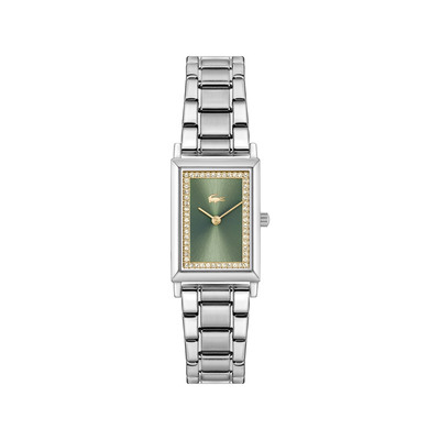 Montre LACOSTE catherine femme, bracelet acier