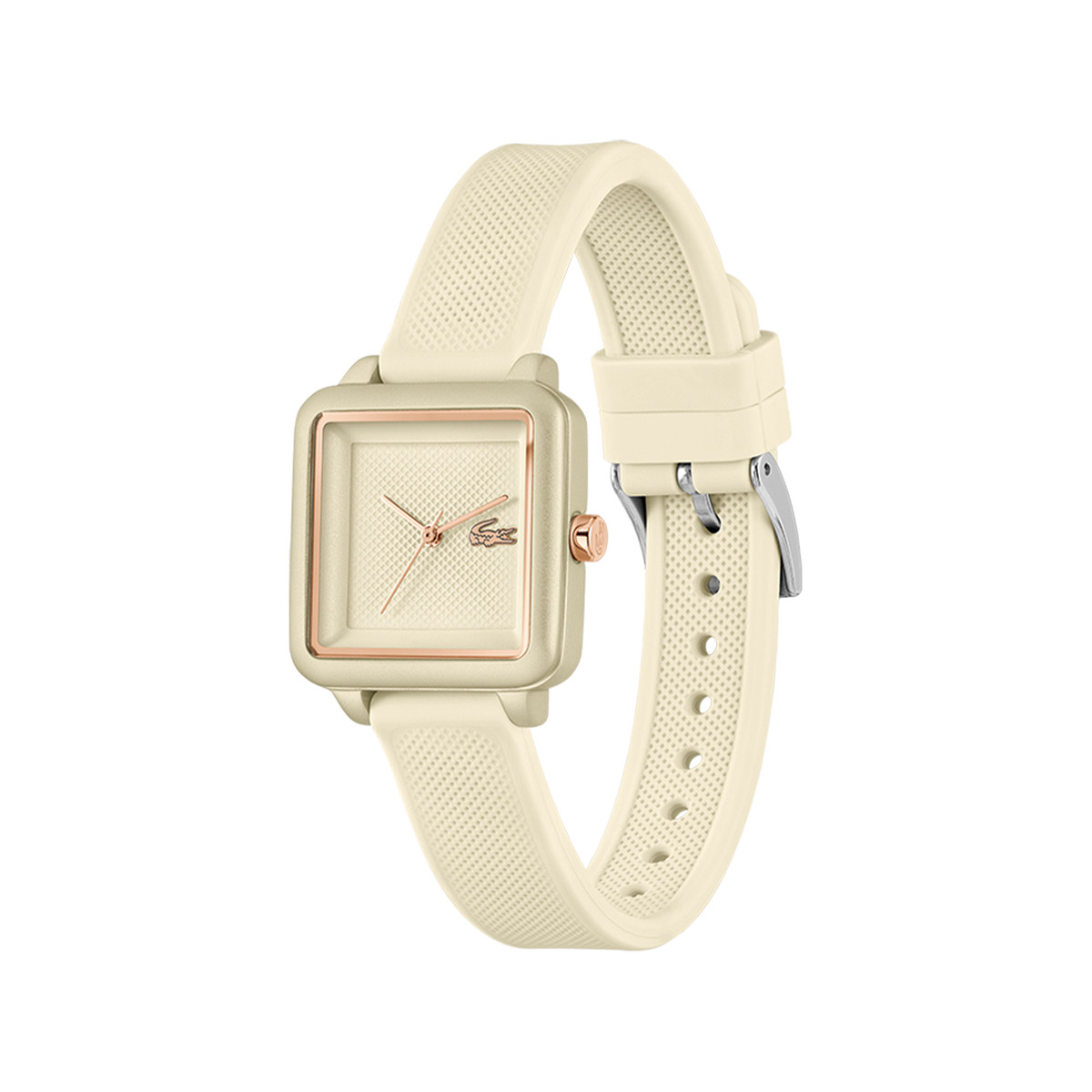 Montre LACOSTE 12.12 flow femme bracelet acier doré jaune - vue 2