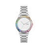 Montre LACOSTE Ladycroc femme bracelet acier argent - vue V1