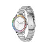 Montre LACOSTE Ladycroc femme bracelet acier argent - vue V2