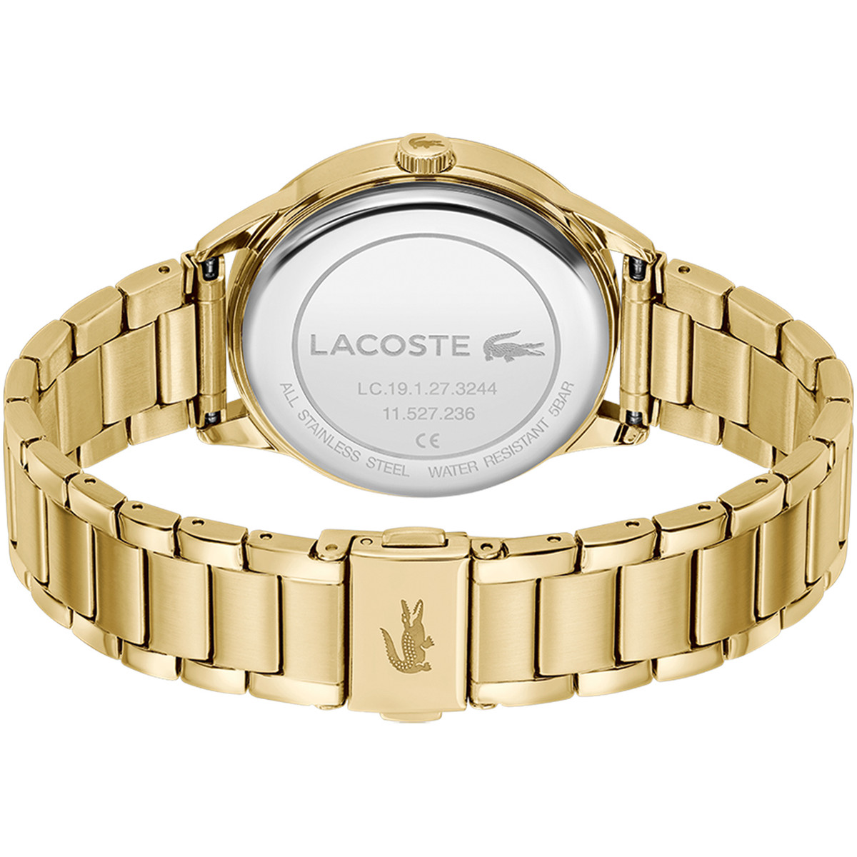 Montre LACOSTE Ladycroc femme bracelet acier argent - vue 3