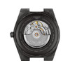 Montre TISSOT prx homme automatique, bracelet synthétique noir, boitier acier carbone forgé - vue V3