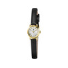 Montre LIP femme analogique, bracelet cuir noir - vue V1