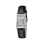 Montre LIP femme analogique, bracelet cuir noir - vue 1