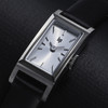 Montre LIP femme analogique, bracelet cuir noir - vue VD1