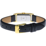 Montre LIP femme analogique, bracelet cuir noir - vue 3