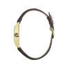 Montre LIP femme analogique, bracelet cuir marron - vue V2