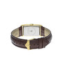 Montre LIP femme analogique, bracelet cuir marron - vue V3