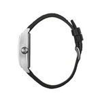 Montre LIP homme automatique, bracelet cuir noir - vue 2