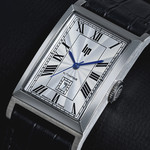Montre LIP homme automatique, bracelet cuir noir - vue D1