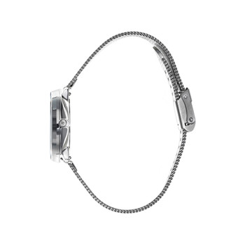 Montre LIP femme analogique, bracelet métal argent