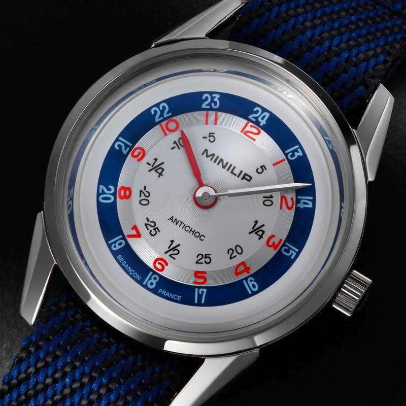 Analog LIP ladies watch, nylon bracelet other colors - view D1
