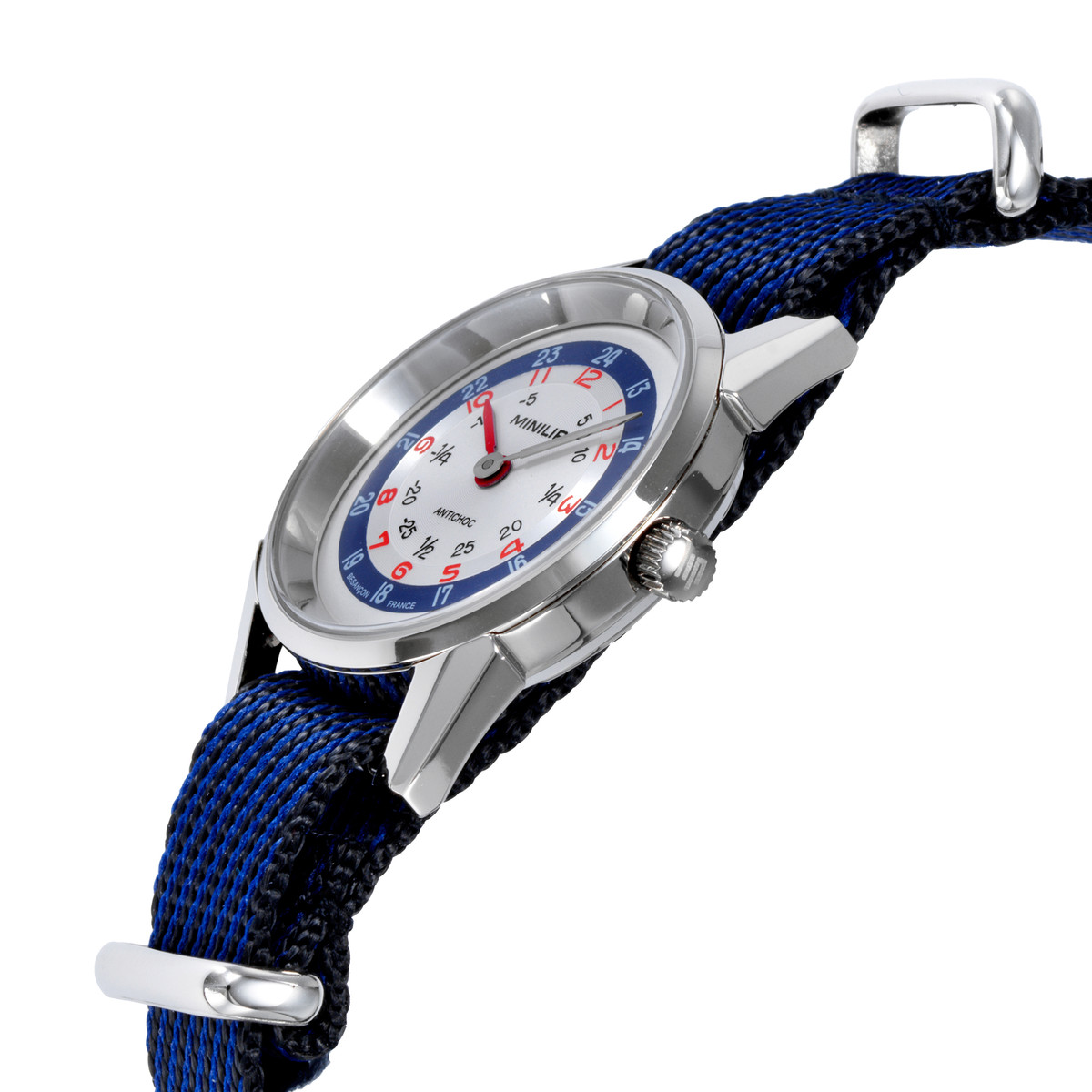 Montre LIP femme analogique, bracelet nylon autres couleurs - vue D2