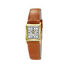 Montre LIP femme analogique, bracelet cuir marron - vue V1