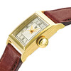 Montre LIP femme analogique, bracelet cuir marron - vue VD2