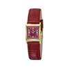 Montre LIP femme analogique, bracelet cuir bordeaux - vue V1