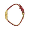 Montre LIP femme analogique, bracelet cuir bordeaux - vue V2