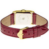 Montre LIP femme analogique, bracelet cuir bordeaux - vue V3