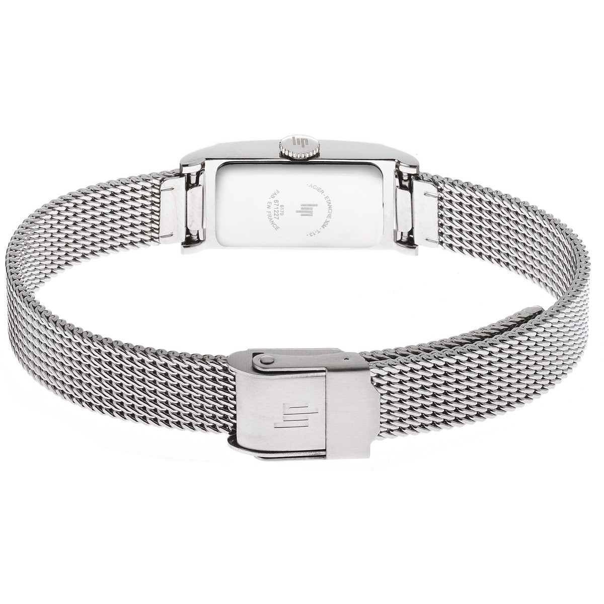 Montre LIP femme analogique, bracelet métal argent - vue 3