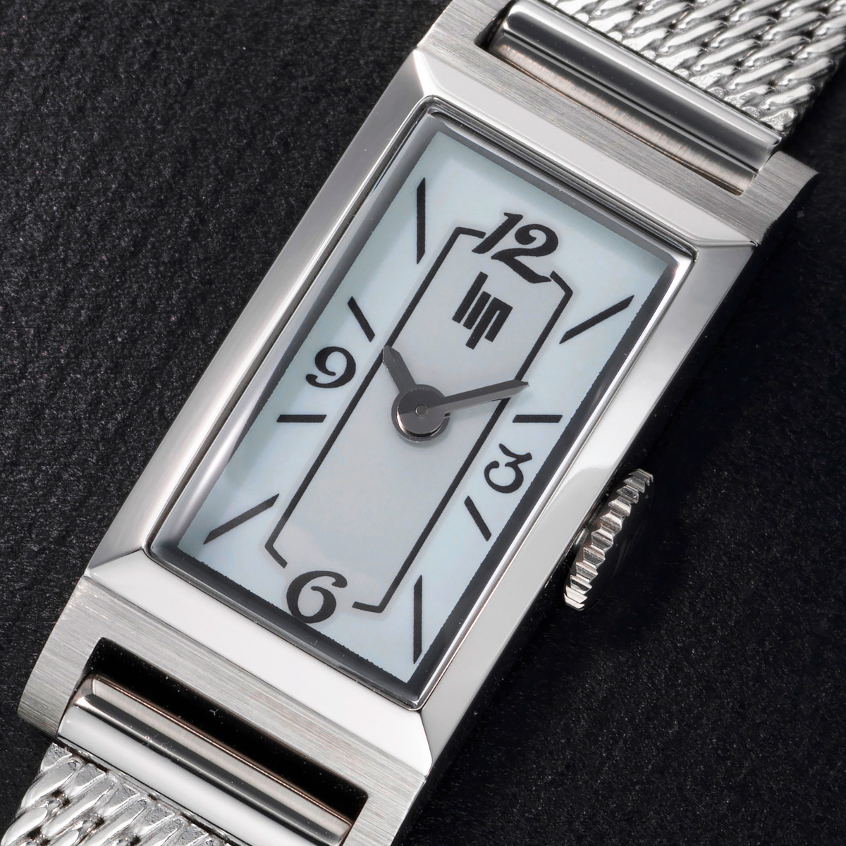 Montre LIP femme analogique, bracelet métal argent - vue D1