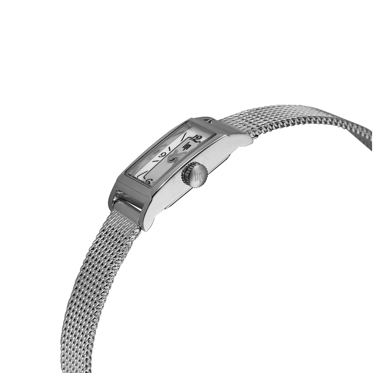 Montre LIP femme analogique, bracelet métal argent - vue D2