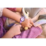 Montre FLIK FLAK mystic land enfant bracelet pet recycle violet - vue porté 1