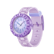 Montre FLIK FLAK time to discover enfant bracelet silicone violet