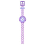 Montre FLIK FLAK time to discover enfant bracelet silicone violet - vue D1
