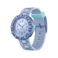 Montre FLIK FLAK time to discover enfant bracelet silicone bleu