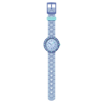 FLIK FLAK time to discover child watch blue silicone bracelet