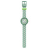 Montre FLIK FLAK time to discover enfant bracelet silicone vert - vue VD1