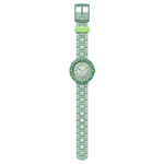 Montre FLIK FLAK time to discover enfant bracelet silicone vert - vue D1