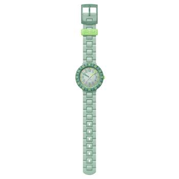 Montre FLIK FLAK time to discover enfant bracelet silicone vert