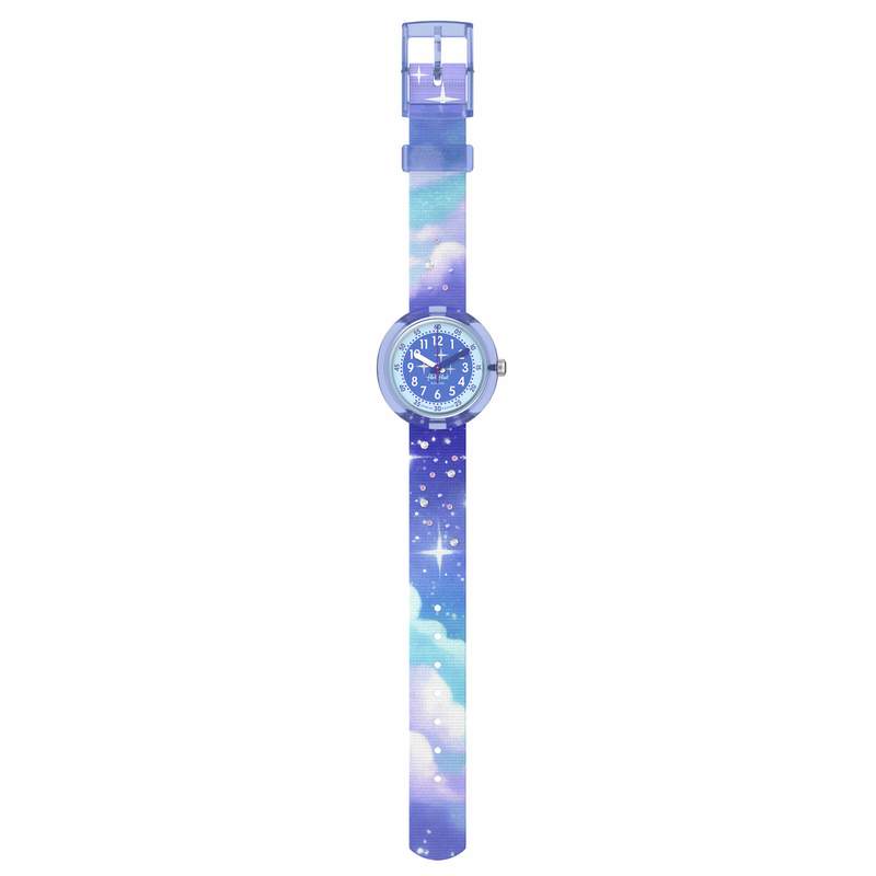 Montre FLIK FLAK mystic land enfant bracelet pet recycle violet - vue D1