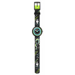 Montre FLIK FLAK MYSTIC DRAGON enfant bracelet pet recycle noir - vue D1