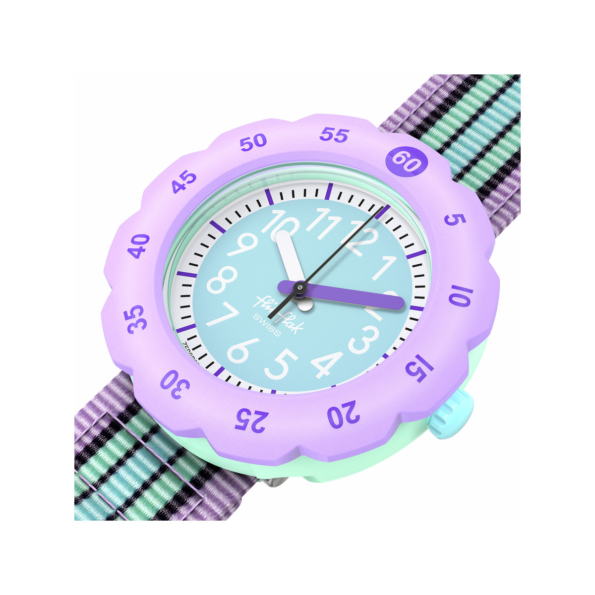 Montre FLIK FLAK loop it! enfant bracelet pet recycle vert - vue 2
