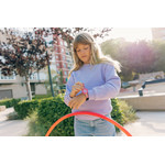 Montre FLIK FLAK loop it! enfant bracelet pet recycle rose - vue porté 2