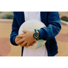 Montre FLIK FLAK LOOP IN NEON enfant bracelet pet recycle noir - vue Vporté 1