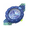 Montre FLIK FLAK LOOP IN BLUE enfant bracelet pet recycle bleu - vue V2