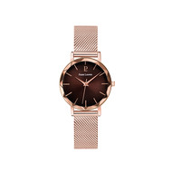 Montre PIERRE LANNIER multiples femme bracelet acier doré rose