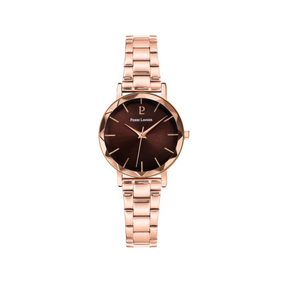 Montre PIERRE LANNIER multiples femme bracelet acier doré rose - vue 1