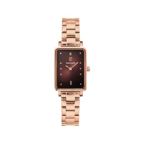 PIERRE LANNIER ariane dameshorloge roségoud roestvrij stalen armband