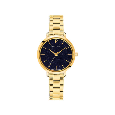 Montre PIERRE LANNIER chouquette femme bracelet acier doré - vue 1