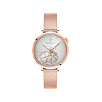 Montre PIERRE LANNIER esperance femme automatique, bracelet acier doré rose - vue 1